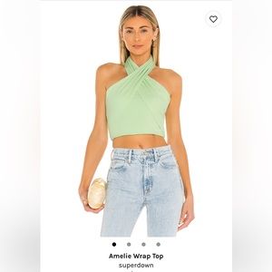 Superdown Amelia Wrap Top